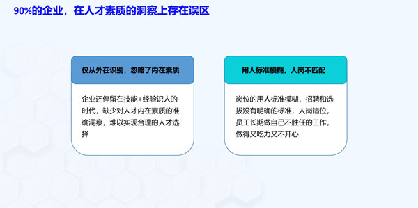 90%的企业，在人才素质的洞察上存在误区